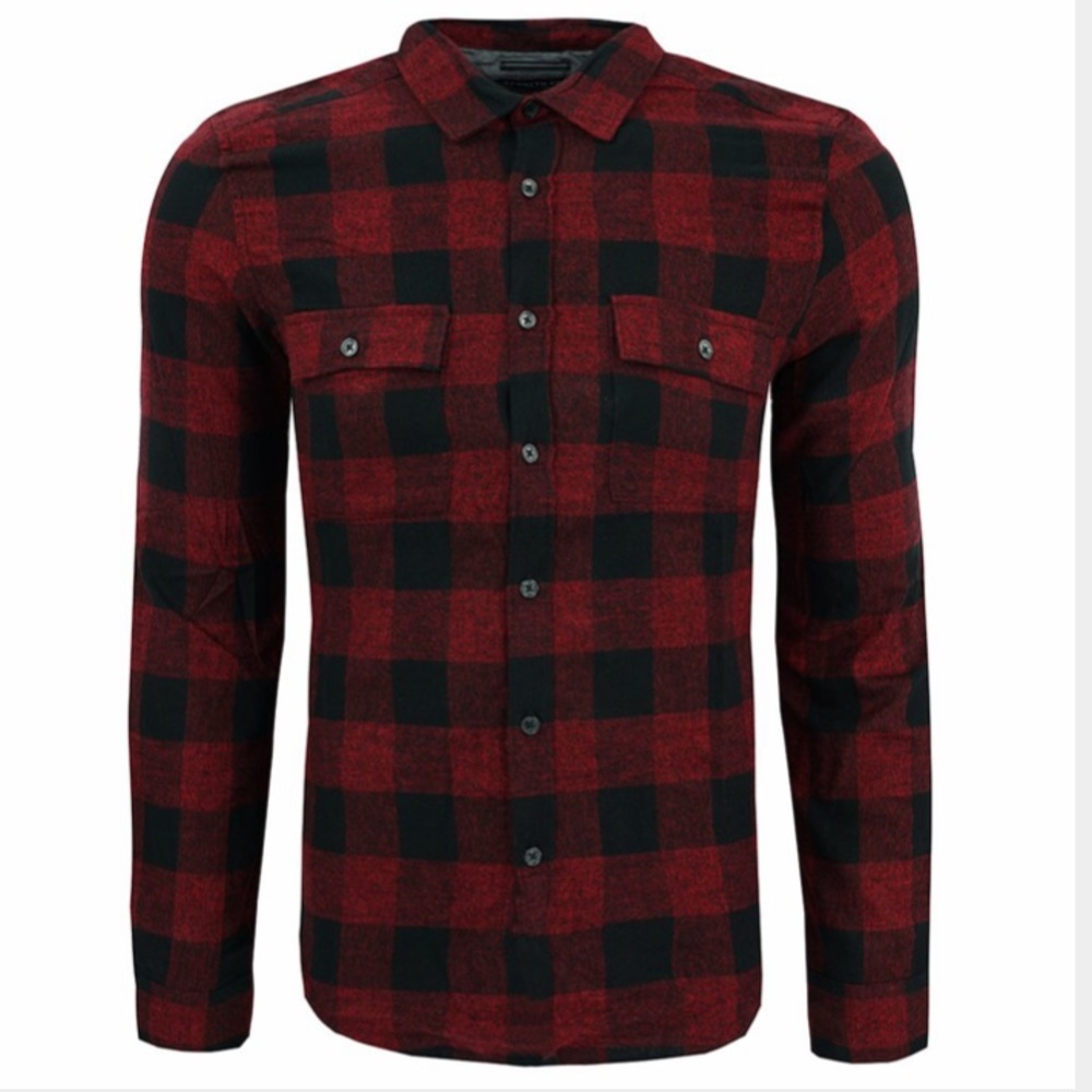 Buffalo Plaid Men’s Button Up - Kenneth Cole
